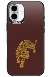 Burgundy Leopard - Apple iPhone 16 Plus