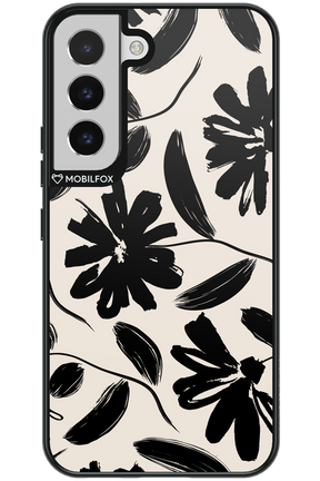 Monochrome Flowerss 2.0 - Samsung Galaxy S22