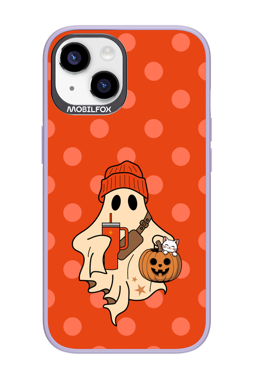 Ghost Girl (Orange) - Apple iPhone 14