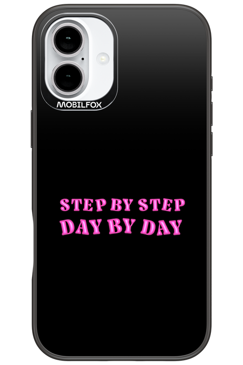 Step by Step Black - Apple iPhone 16 Plus