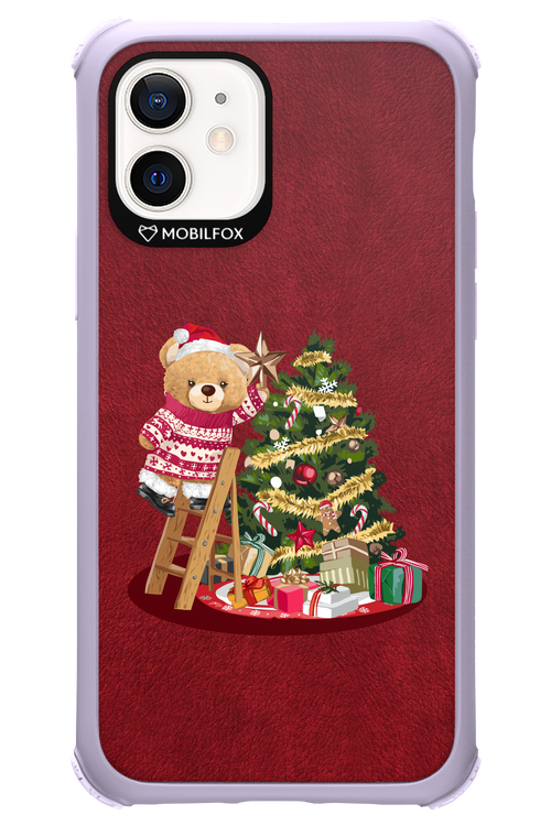 Christmas Bear (Burgundy) - Apple iPhone 12