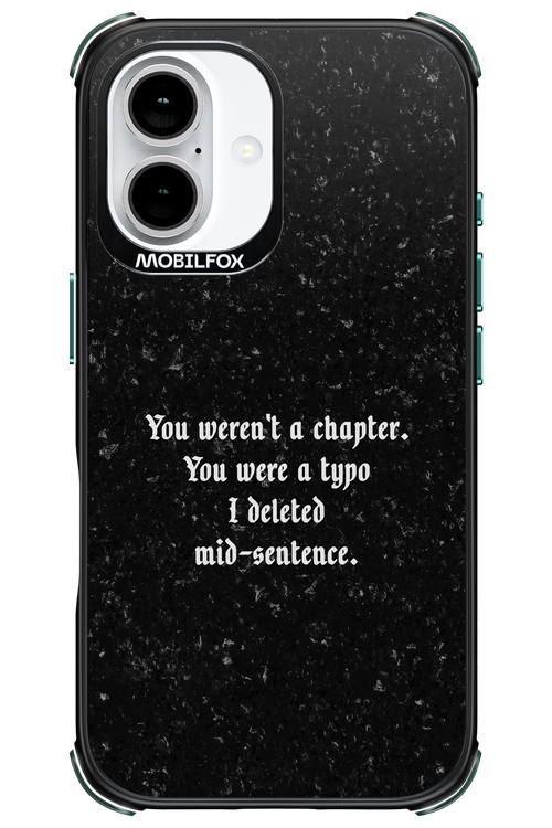 A Typo - Apple iPhone 16