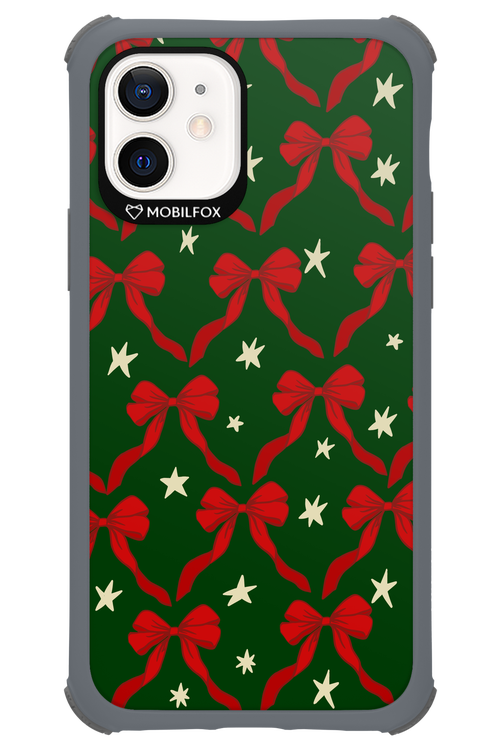 Bow & Stars (Green) - Apple iPhone 12