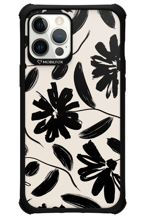 Monochrome Flowerss 2.0 - Apple iPhone 12 Pro Max