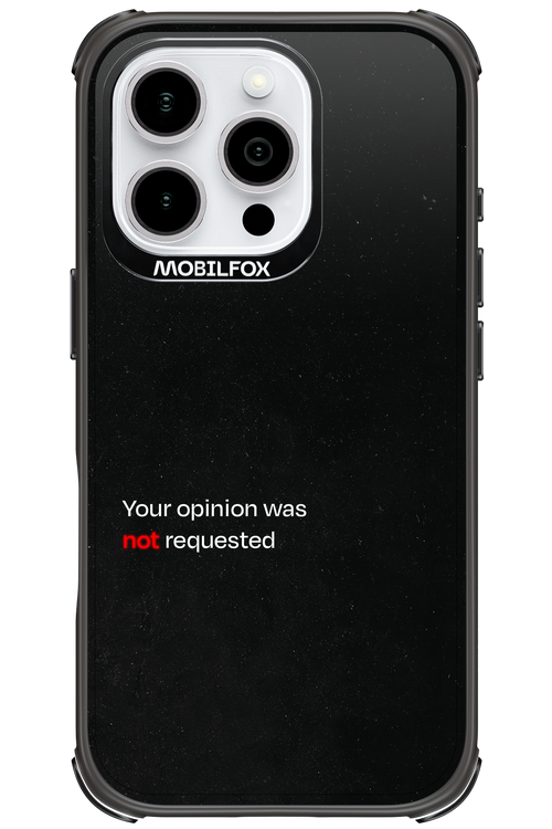Not Requested 2.0 - Apple iPhone 16 Pro