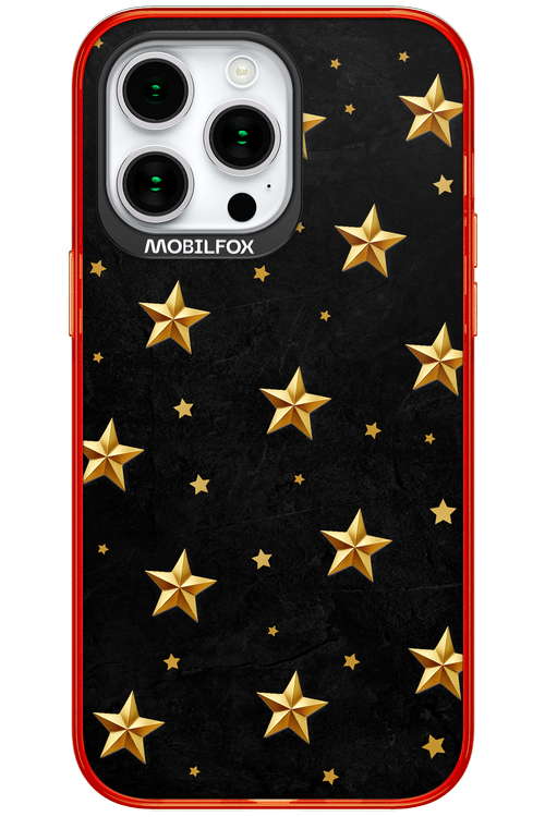 Golden Stars - Apple iPhone 15 Pro Max