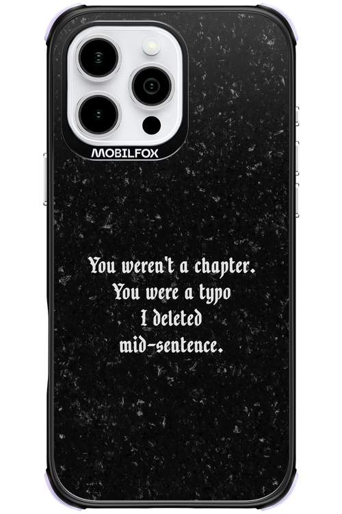 A Typo - Apple iPhone 16 Pro Max