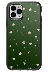 Forest Green Stars - Apple iPhone 11 Pro