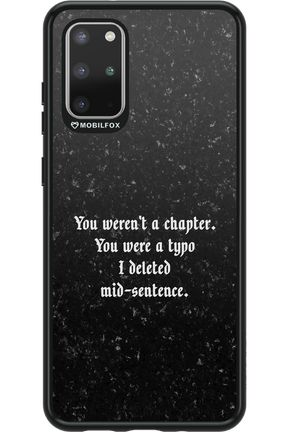 A Typo - Samsung Galaxy S20+