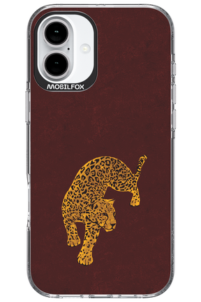 Burgundy Leopard - Apple iPhone 16 Plus