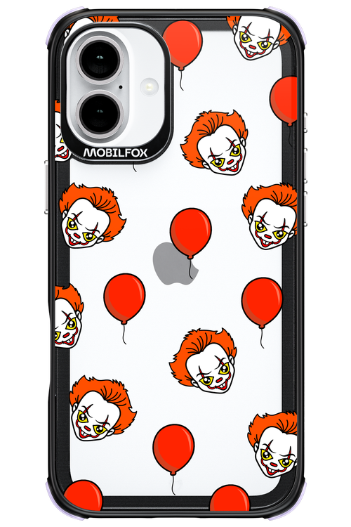 Mystery Clown (Transparent) - Apple iPhone 16 Plus