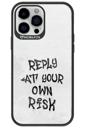 At Your Own Risk 2.0 - Apple iPhone 13 Pro Max