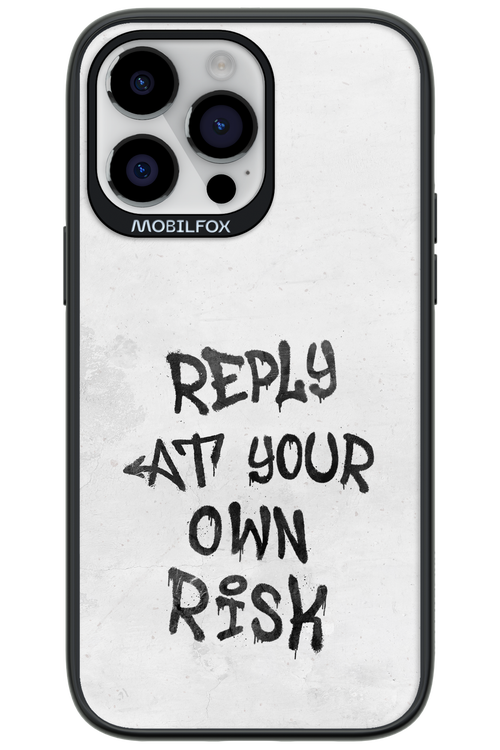 At Your Own Risk 2.0 - Apple iPhone 14 Pro Max