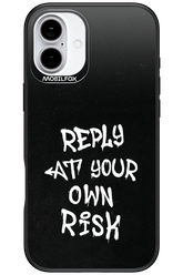 Risk Black 2.0 - Apple iPhone 16 Plus