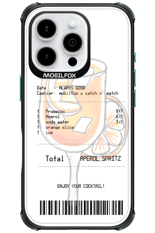 aperol spritz cocktail - Apple iPhone 16 Pro