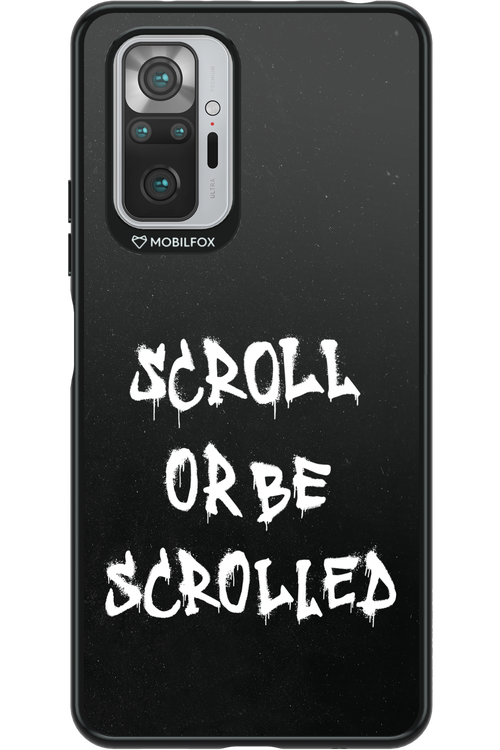 Scroll Black - Xiaomi Redmi Note 10S