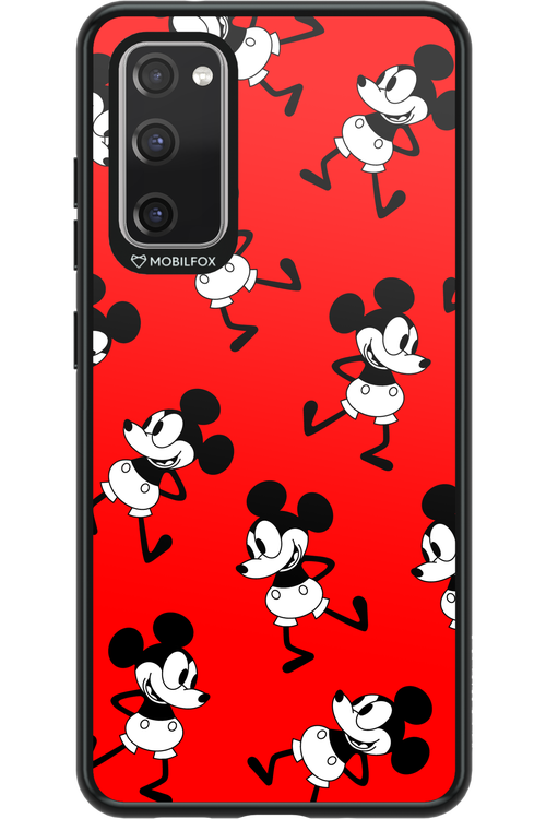 Iconic Mouse (red pattern) - Samsung Galaxy S20 FE