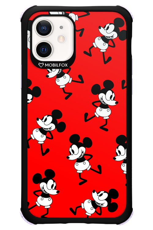 Iconic Mouse (red pattern) - Apple iPhone 12