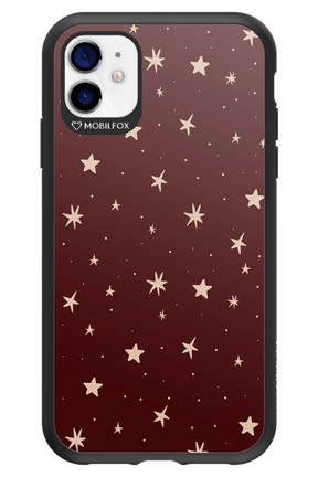 Burgundy Stars - Apple iPhone 11
