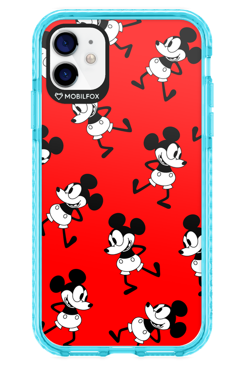 Iconic Mouse (red pattern) - Apple iPhone 11