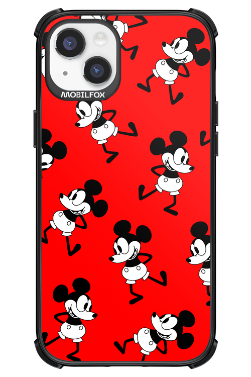 Iconic Mouse (red pattern) - Apple iPhone 14 Plus