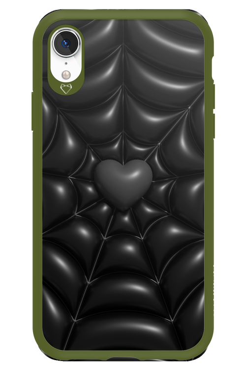 Black Spider Heart - Apple iPhone XR