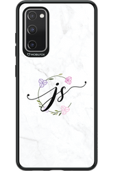 JS Monogram White - Samsung Galaxy S20 FE