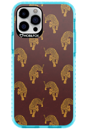 Burgundy Leopard Pattern - Apple iPhone 12 Pro