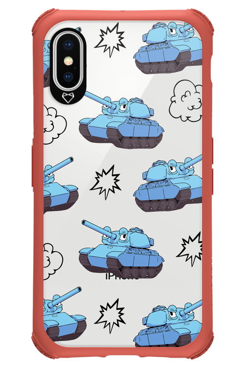 Tank Guy Transparent - Apple iPhone XS