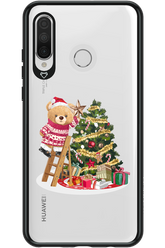 Christmas Bear (Transparent) - Huawei P30 Lite