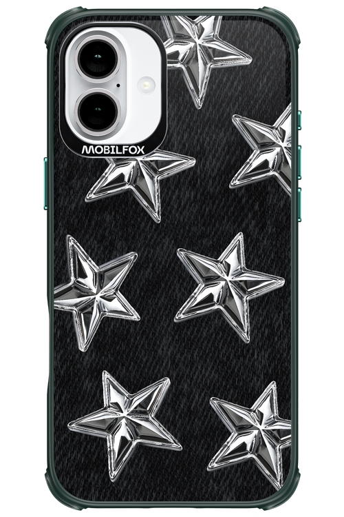 Chrome Stars - Apple iPhone 16 Plus