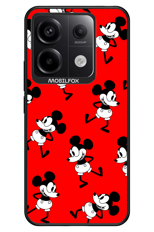 Iconic Mouse (red pattern) - Xiaomi Redmi Note 13 Pro 5G