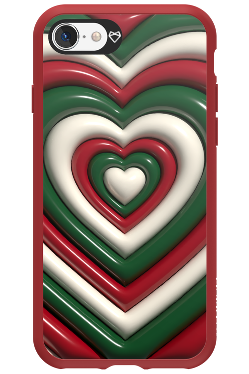 XMAS Hearts - Apple iPhone SE 2020