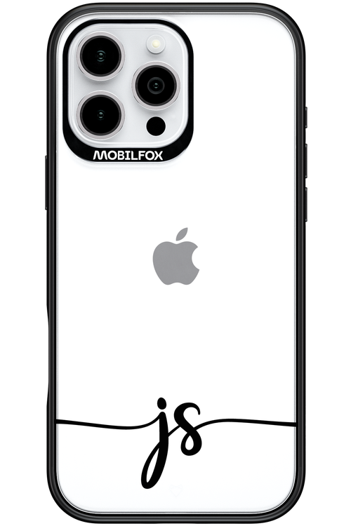 JS Monogram - Apple iPhone 16 Pro Max