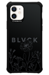 Black Flowers - Apple iPhone 12