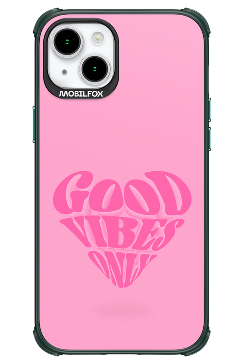 Good Vibes Heart - Apple iPhone 15 Plus