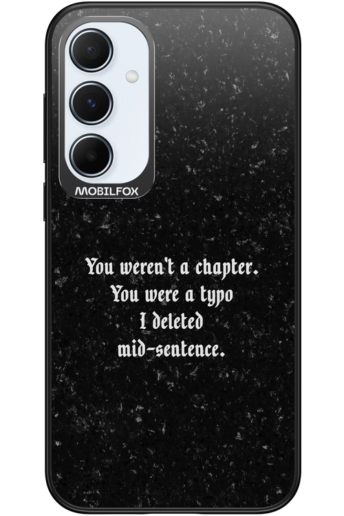 A Typo - Samsung Galaxy A55