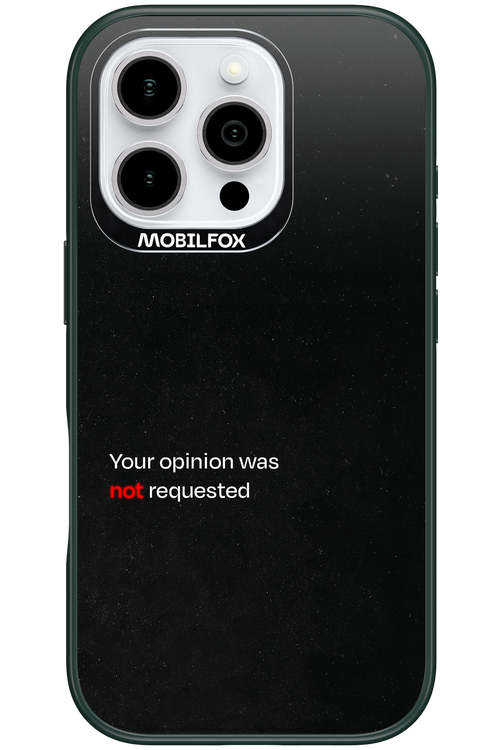 Not Requested 2.0 - Apple iPhone 16 Pro