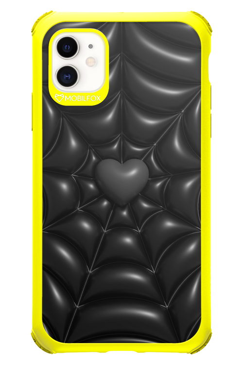 Black Spider Heart - Apple iPhone 11