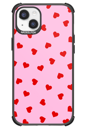 Sprinkle Heart Pink - Apple iPhone 14 Plus