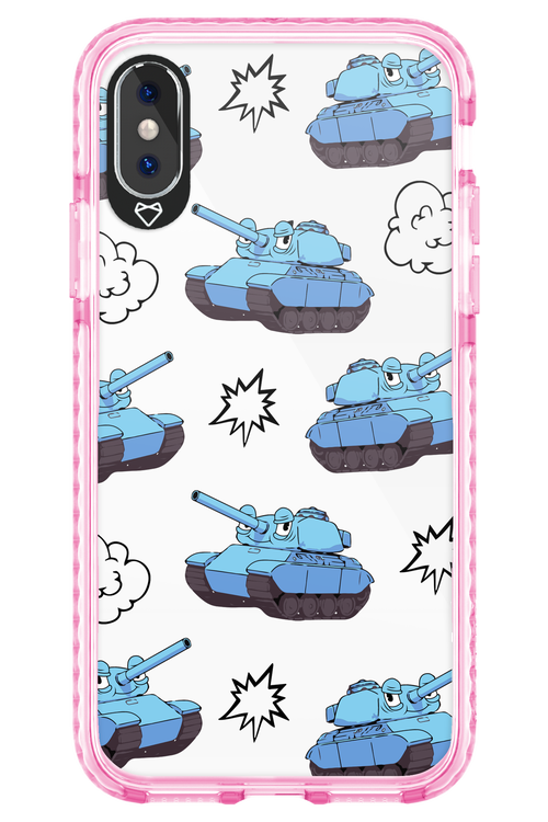 Tank Guy Transparent - Apple iPhone XS