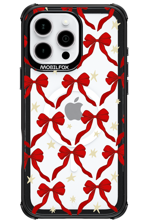 Bow & Stars (Transparent) - Apple iPhone 16 Pro Max