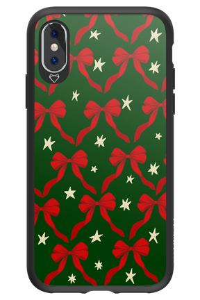 Bow & Stars (Green) - Apple iPhone X
