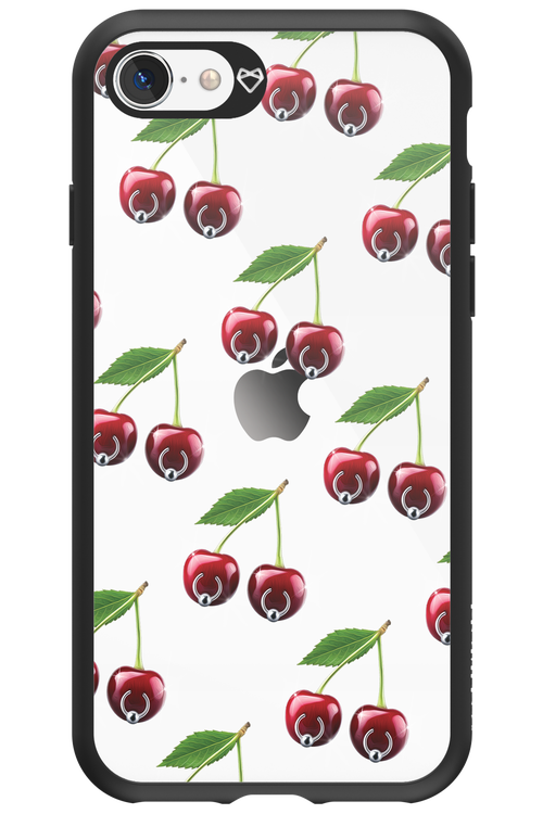 Spicy Cherries Transparent - Apple iPhone SE 2022