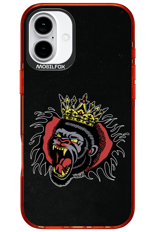 Monkey Rage Black - Apple iPhone 16 Plus