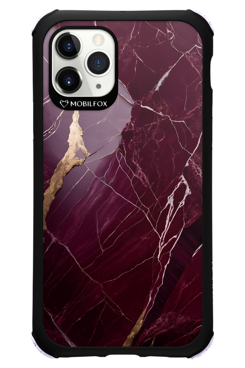 Burgundy Marble - Apple iPhone 11 Pro