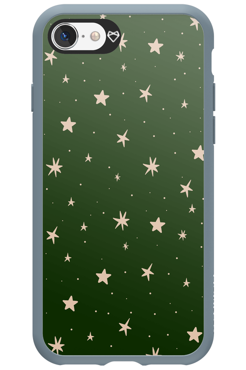 Forest Green Stars - Apple iPhone 8