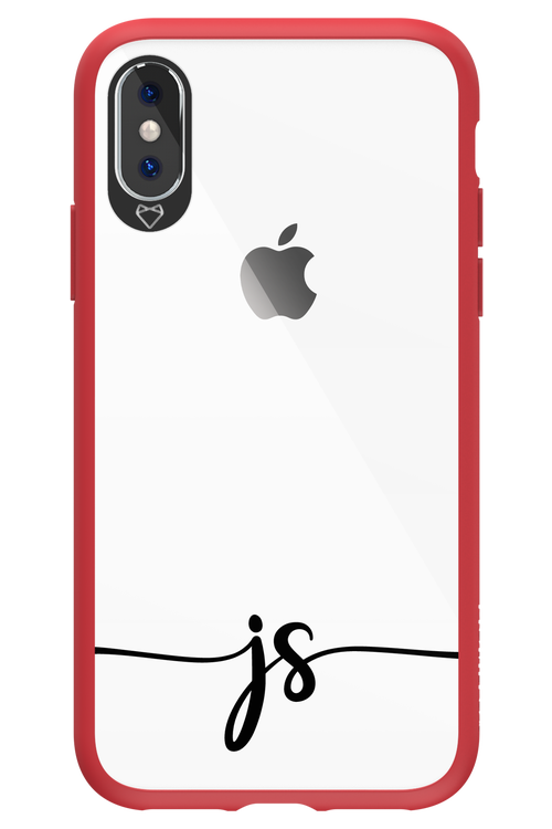 JS Monogram - Apple iPhone X