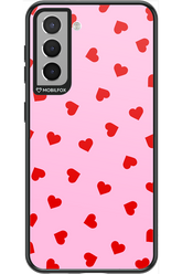 Sprinkle Heart Pink - Samsung Galaxy S21