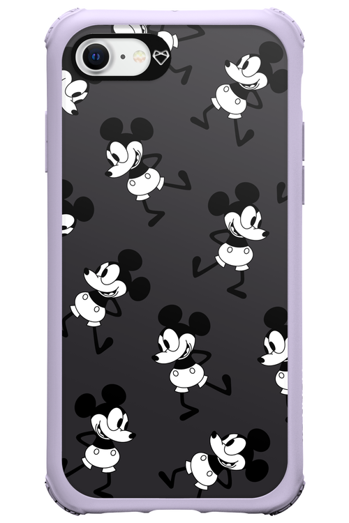 Iconic Mouse (antracite pattern) - Apple iPhone SE 2020
